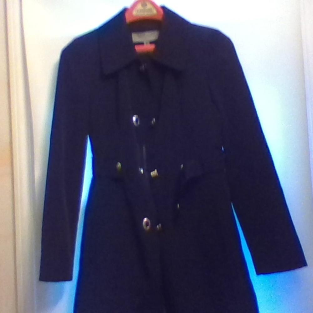 Anne Klein Black Rain Jacket - Size XS